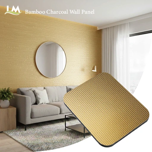 پوشش دیوار WPC زغال چوب بامبو ضد حریق درجه B1 پانل روکش چوب سخت برای ساختمان اداری و داخل بیمارستان