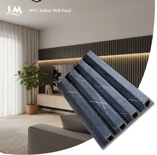 پانل دیواری WPC سبک وزن داخلی سه بعدی فلوت دار PVC چوبی روکش فلزی چوبی تخته تزئینی سایدینگ ضد آب برای سقف