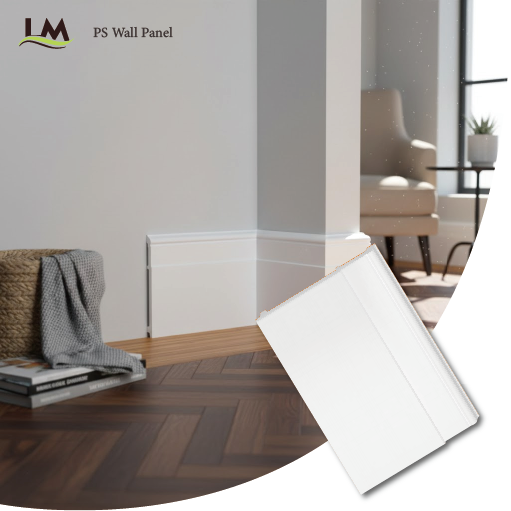 طرح مینیمالیستی PS قالب‌گیری دیواری دامن‌های تزئینی انعطاف‌پذیر ضد آب برای سبک‌های خانه معاصر