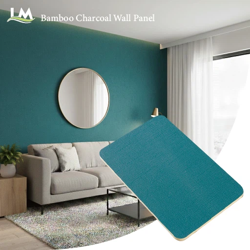 روکش چوب زغالی چوب بامبو رنگ جامد مینیمالیستی کرم مات به سبک WPC پانل دیواری برای بازسازی اتاق نشیمن