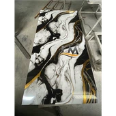 ورق سنگ مرمر سفت و سخت UV برای دکوراسیون دیوار
