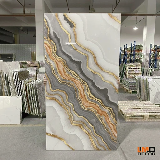 ورق مرمر ضد آب UV پانل دیوار PVC تخته ضد رطوبت برای آشپزخانه حمام