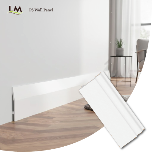 برش پانل دیواری انعطاف پذیر ضد آب قالب گیری تزئینی سفید PS برای نمای داخلی داخلی حرفه ای